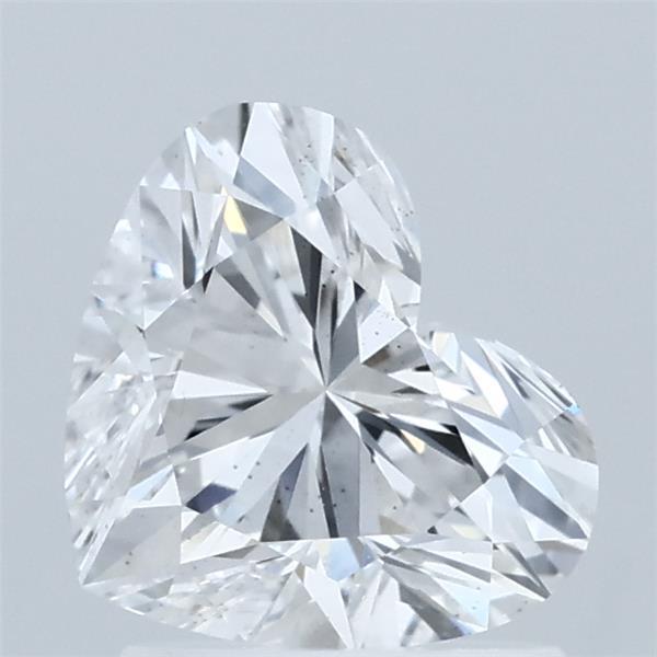 1.51 Carat Heart Lab Grown Diamond, Excellent Polish, E Color, VS2 Clarity
