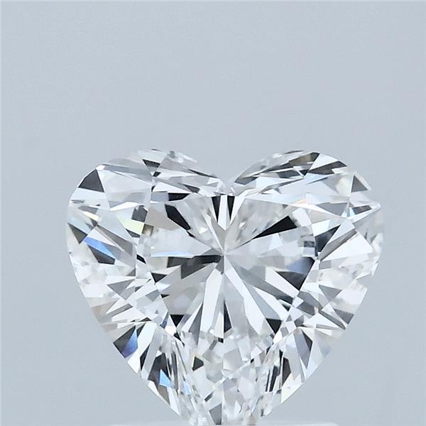 1.58 Carat Heart Lab Grown Diamond, Excellent Polish, E Color, VVS2 Clarity