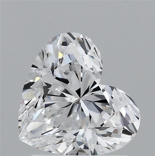 1.59 Carat Heart Lab Grown Diamond, Excellent Polish, D Color, VVS1 Clarity