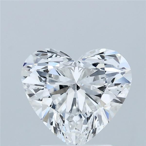 1.60 Carat Heart Lab Grown Diamond, Excellent Polish, E Color, VVS2 Clarity