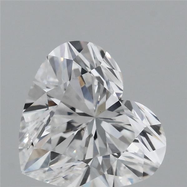 1.64 Carat Heart Lab Grown Diamond, Excellent Polish, D Color, VS1 Clarity
