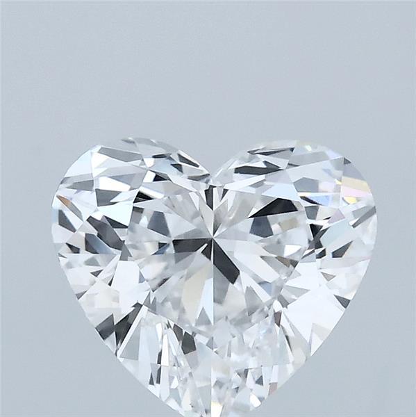 2.01 Carat Heart Lab Grown Diamond, Excellent Polish, D Color, VVS2 Clarity