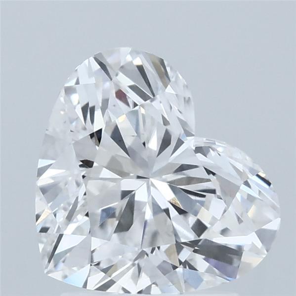 2.02 Carat Heart Lab Grown Diamond, Excellent Polish, E Color, VS1 Clarity