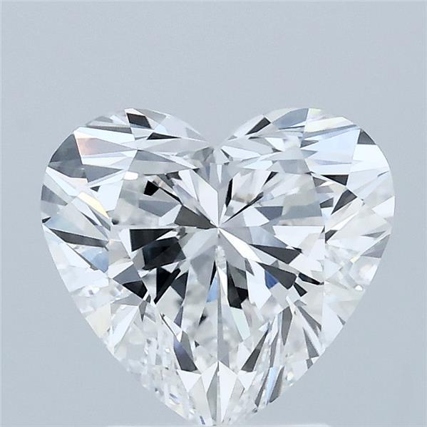2.02 Carat Heart Lab Grown Diamond, Excellent Polish, E Color, VVS2 Clarity