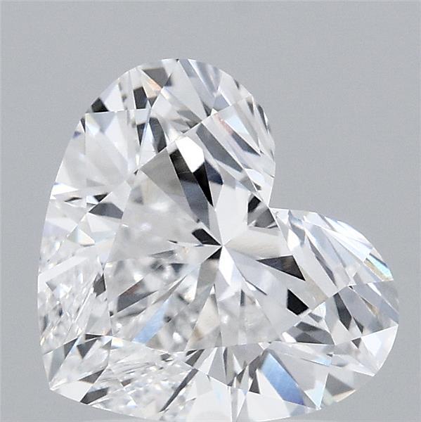 2.02 Carat Heart Lab Grown Diamond, Very Good Polish, D Color, VVS1 Clarity