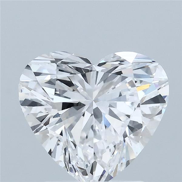2.03 Carat Heart Lab Grown Diamond, Excellent Polish, D Color, VVS1 Clarity