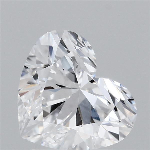 2.08 Carat Heart Lab Grown Diamond, Excellent Polish, D Color, VVS2 Clarity