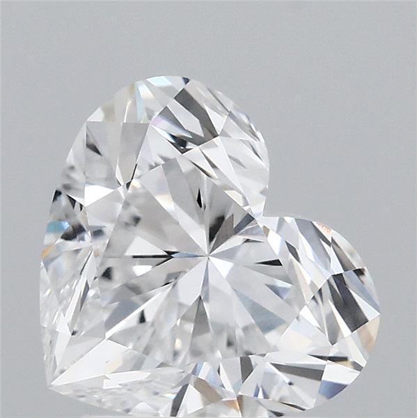 2.10 Carat Heart Lab Grown Diamond, Excellent Polish, D Color, VVS2 Clarity