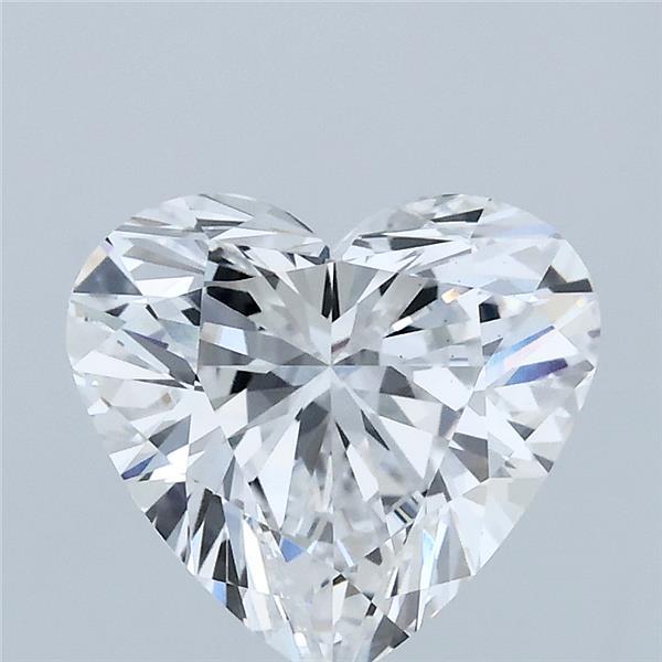 2.22 Carat Heart Lab Grown Diamond, Excellent Polish, D Color, VS1 Clarity