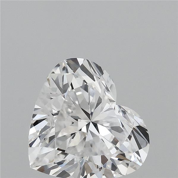 3.01 Carat Heart Lab Grown Diamond, Excellent Polish, D Color, VVS1 Clarity