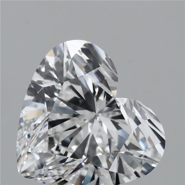 4.38 Carat Heart Lab Grown Diamond, Excellent Polish, E Color, VS1 Clarity