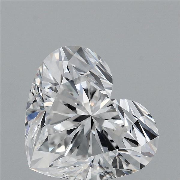 4.53 Carat Heart Lab Grown Diamond, Excellent Polish, E Color, VS1 Clarity