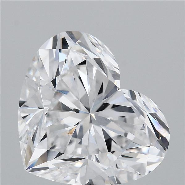 7.05 Carat Heart Lab Grown Diamond, Excellent Polish, D Color, VVS2 Clarity