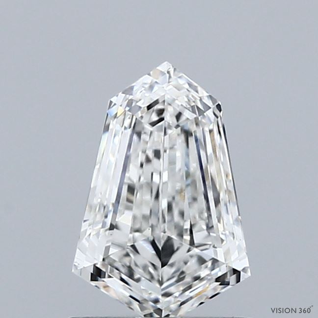 1.13 Carat Hexagonal Step Cut Lab Grown Diamond, Excellent Polish, E Color, VS1 Clarity