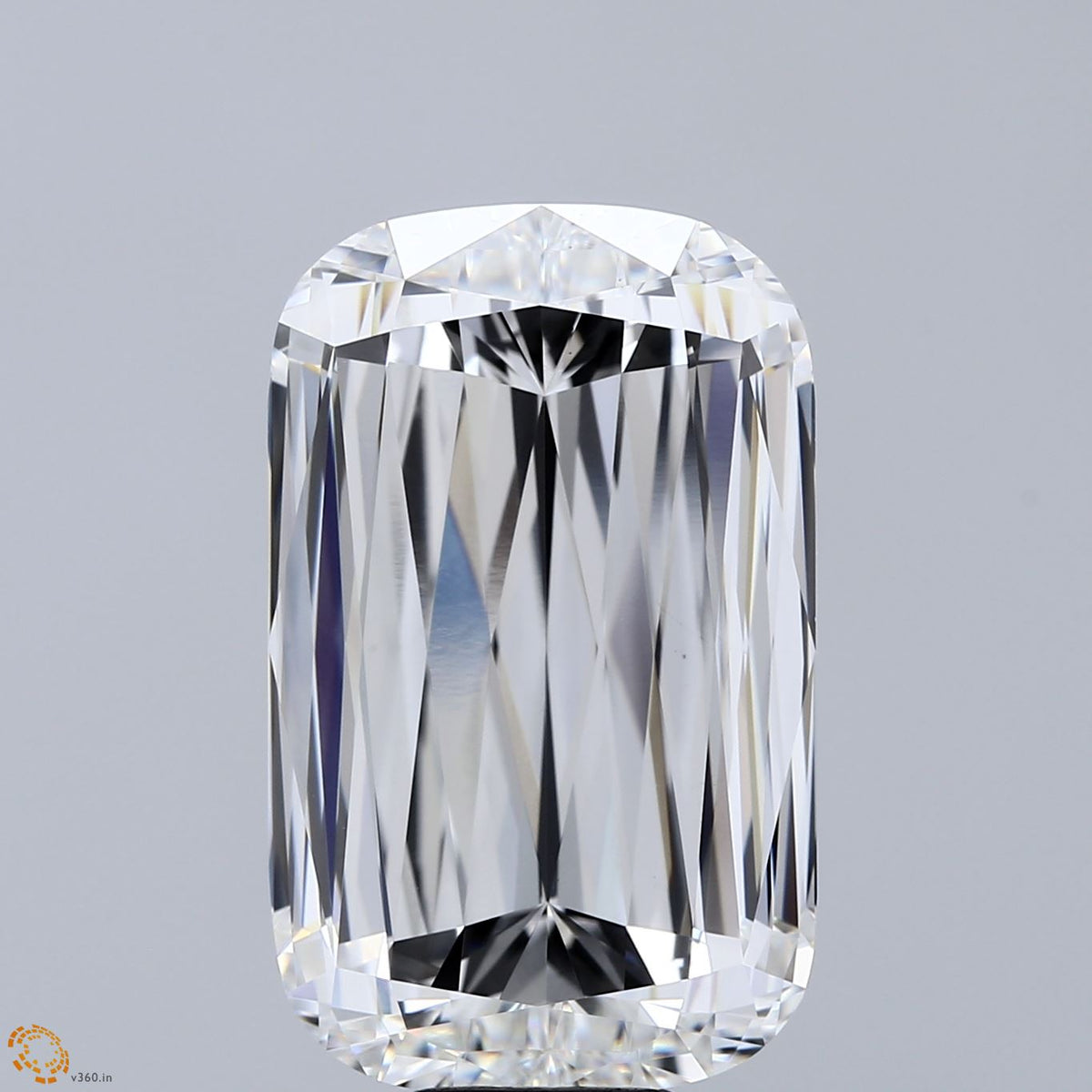 15.42 Carat Long Criss Lab Grown Diamond, Excellent Polish, F Color, VS1 Clarity