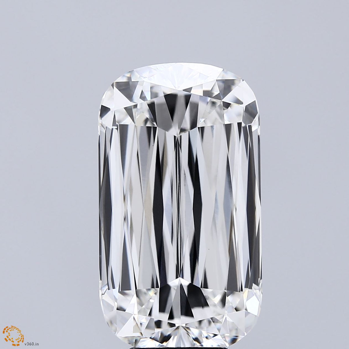 9.79 Carat Long Criss Lab Grown Diamond, Excellent Polish, F Color, VVS2 Clarity