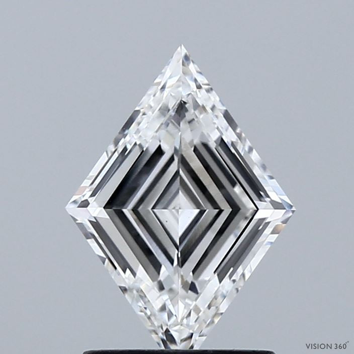 1.11 Carat Lozenge Lab Grown Diamond, Excellent Polish, E Color, VVS2 Clarity