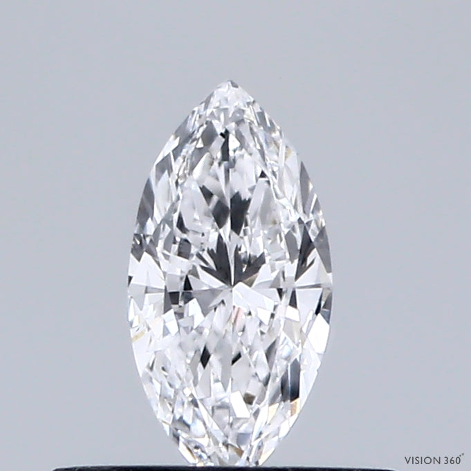0.31 Carat Marquise Lab Grown Diamond, Very Good Polish, D Color, VVS2 Clarity