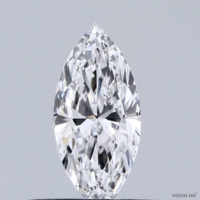 0.33 Carat Marquise Lab Grown Diamond, Very Good Polish, D Color, VVS2 Clarity