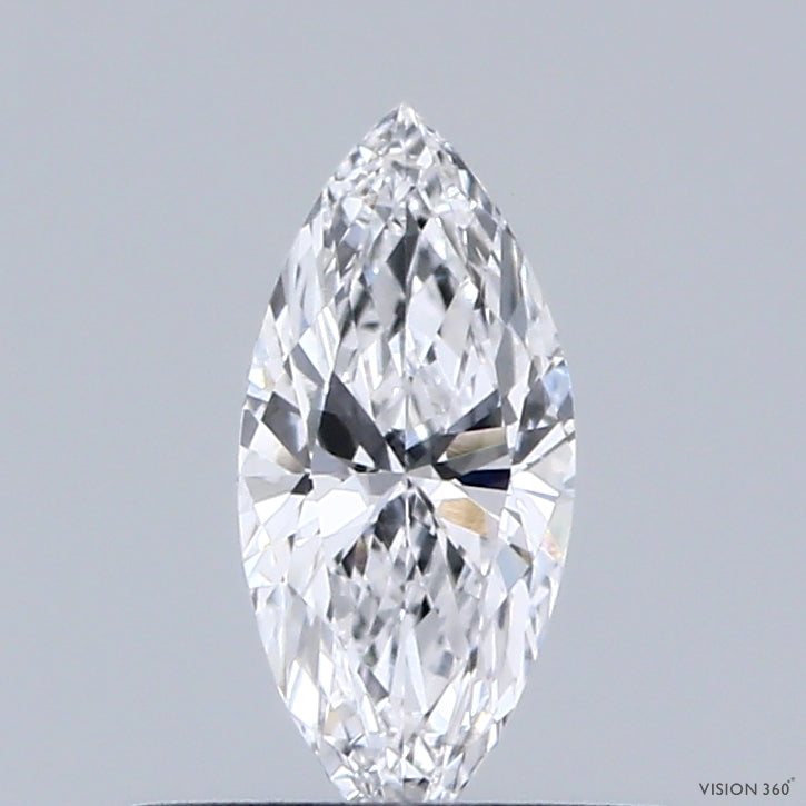 0.35 Carat Marquise Lab Grown Diamond, Very Good Polish, D Color, VS1 Clarity