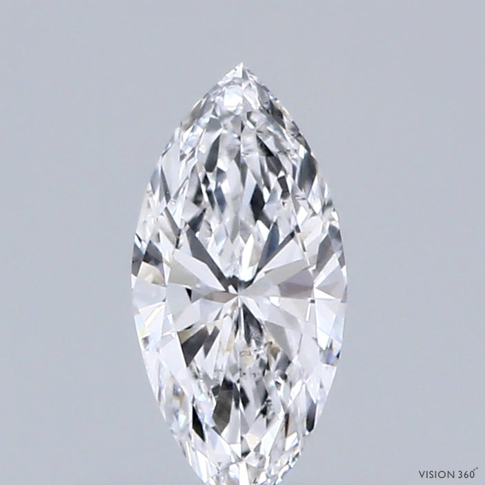 0.36 Carat Marquise Lab Grown Diamond, Very Good Polish, D Color, VS1 Clarity