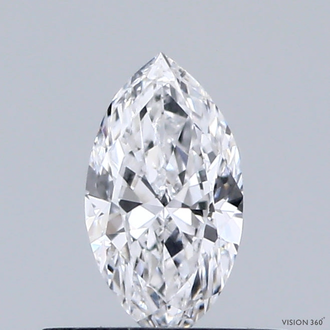 0.37 Carat Marquise Lab Grown Diamond, Very Good Polish, D Color, VVS2 Clarity