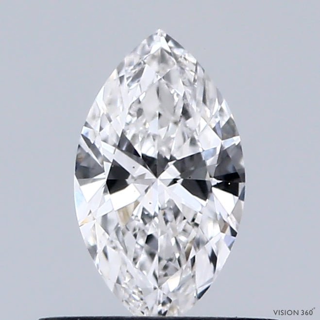 0.43 Carat Marquise Lab Grown Diamond, Excellent Polish, E Color, VS2 Clarity