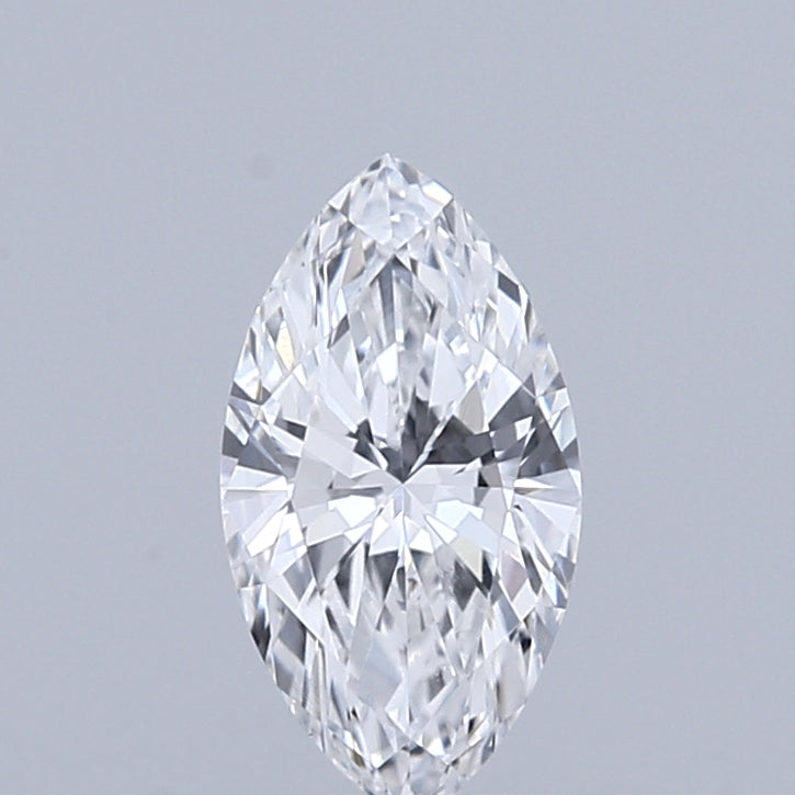 0.46 Carat Marquise Lab Grown Diamond, Very Good Polish, D Color, VVS2 Clarity