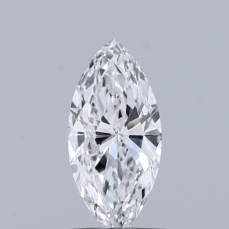 0.46 Carat Marquise Lab Grown Diamond, Very Good Polish, D Color, VVS2 Clarity