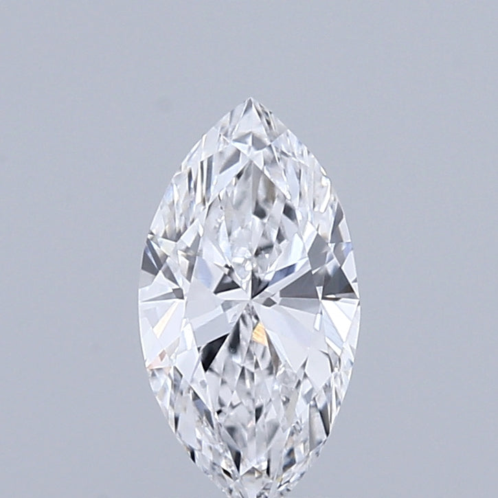0.48 Carat Marquise Lab Grown Diamond, Very Good Polish, D Color, VVS2 Clarity