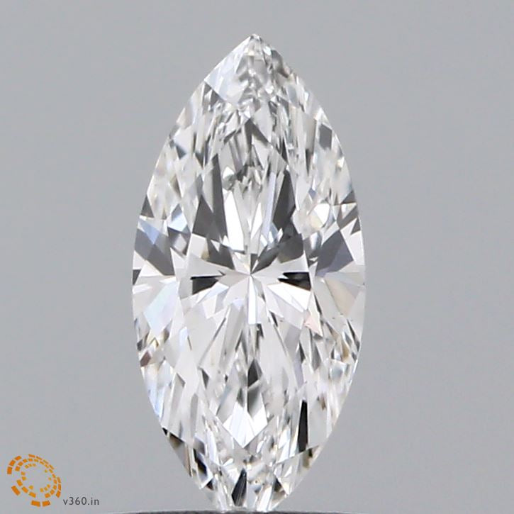 0.48 Carat Marquise Lab Grown Diamond, Very Good Polish, E Color, VS1 Clarity