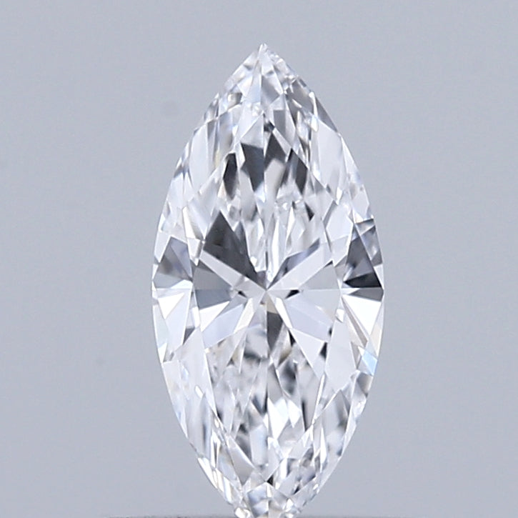 0.49 Carat Marquise Lab Grown Diamond, Very Good Polish, D Color, VVS2 Clarity