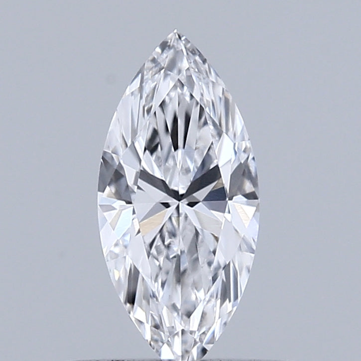0.55 Carat Marquise Lab Grown Diamond, Excellent Polish, E Color, VVS2 Clarity