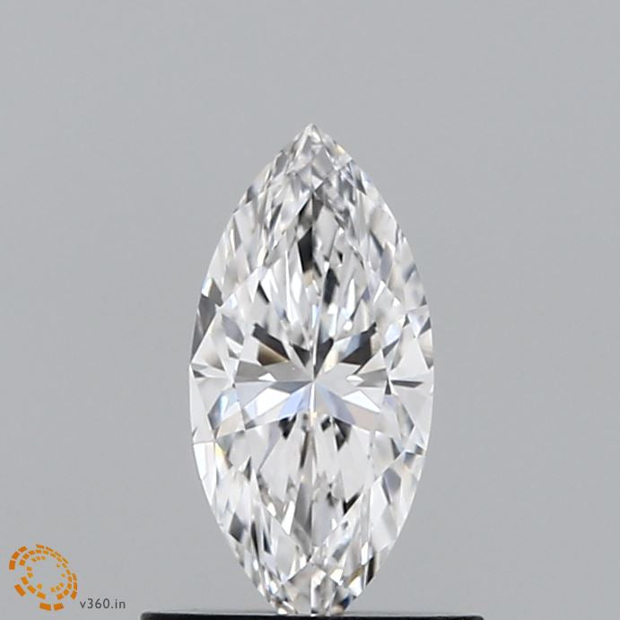 0.60 Carat Marquise Lab Grown Diamond, Very Good Polish, E Color, VVS2 Clarity