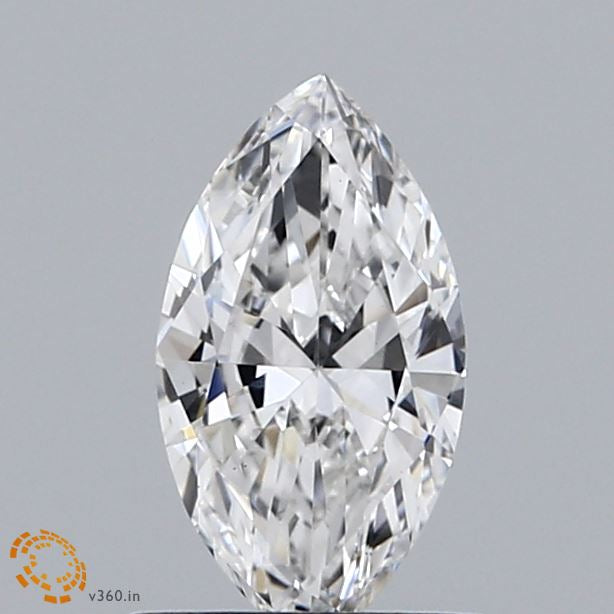 0.61 Carat Marquise Lab Grown Diamond, Very Good Polish, E Color, VS1 Clarity