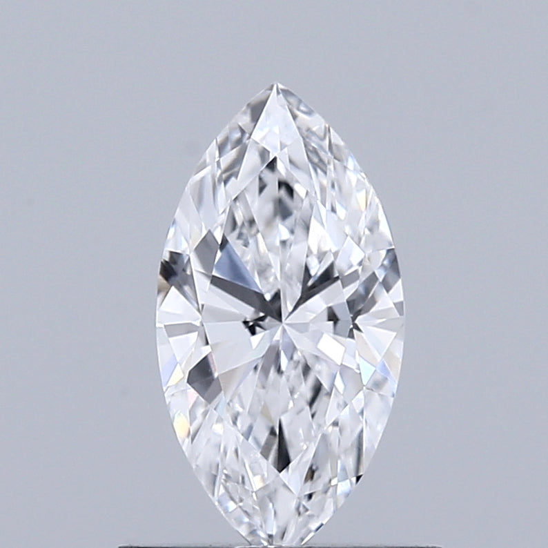 0.65 Carat Marquise Lab Grown Diamond, Excellent Polish, D Color, VVS2 Clarity