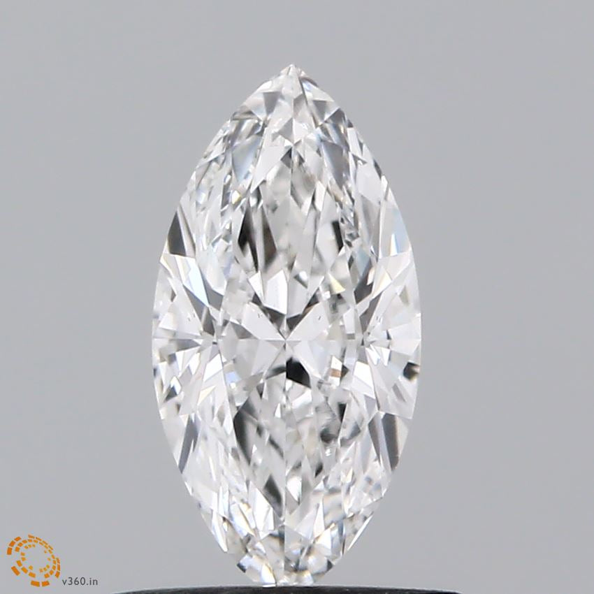 0.66 Carat Marquise Lab Grown Diamond, Very Good Polish, E Color, VS1 Clarity