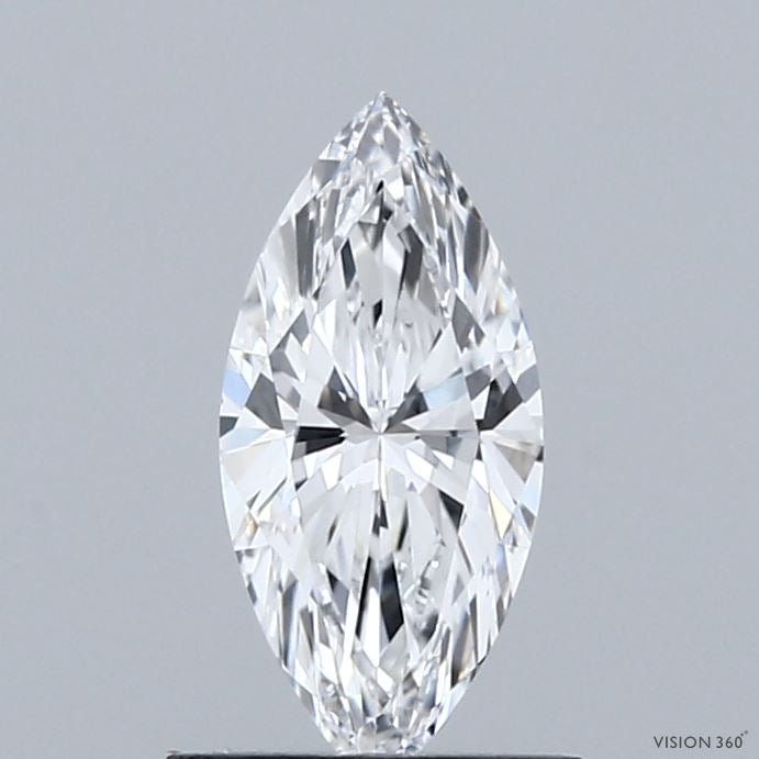 0.76 Carat Marquise Lab Grown Diamond, Very Good Polish, D Color, VVS1 Clarity