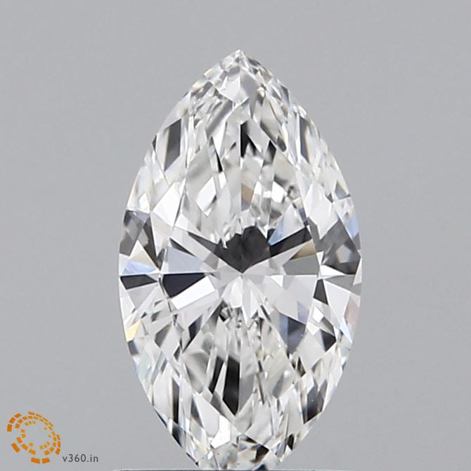 0.86 Carat Marquise Lab Grown Diamond, Very Good Polish, F Color, VS1 Clarity