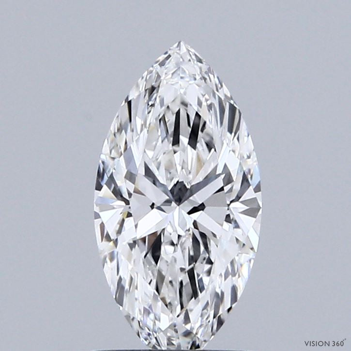 1.01 Carat Marquise Lab Grown Diamond, Excellent Polish, E Color, VVS2 Clarity