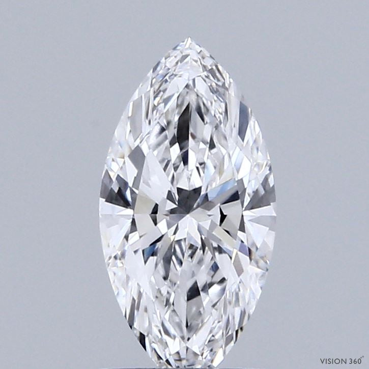 1.05 Carat Marquise Lab Grown Diamond, Excellent Polish, D Color, VVS2 Clarity