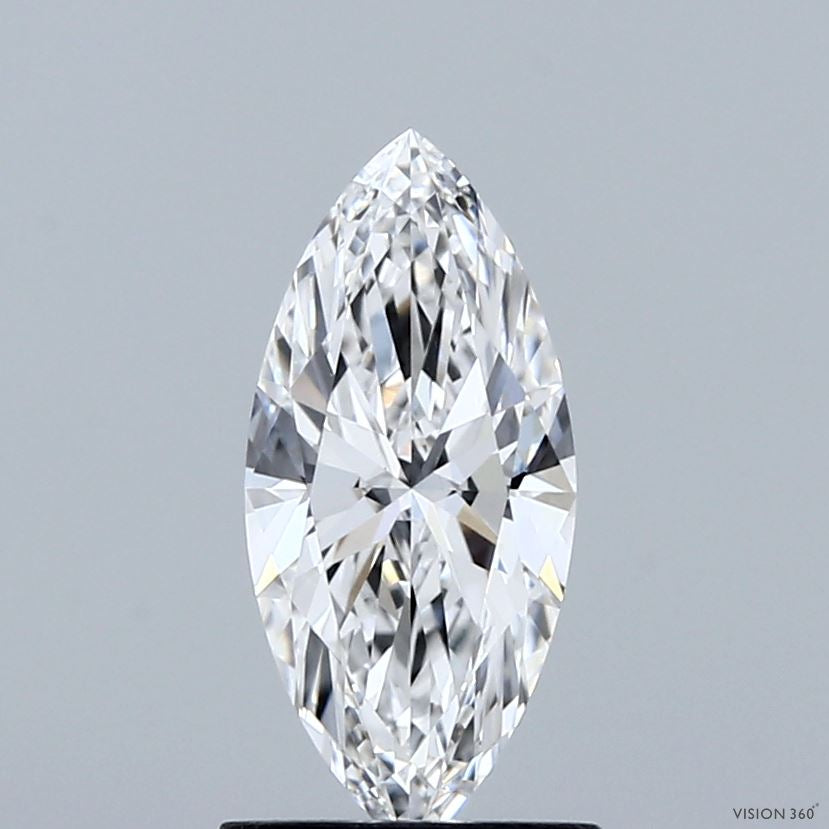 1.09 Carat Marquise Lab Grown Diamond, Excellent Polish, E Color, VVS2 Clarity