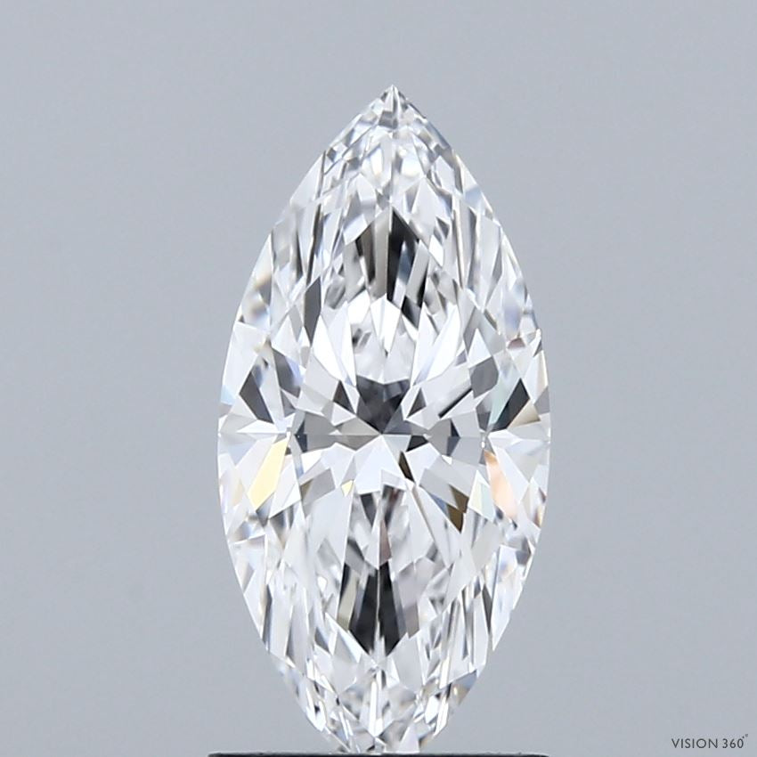 1.50 Carat Marquise Lab Grown Diamond, Excellent Polish, E Color, VS1 Clarity