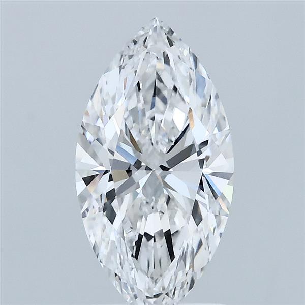 1.55 Carat Marquise Lab Grown Diamond, Excellent Polish, E Color, VVS2 Clarity