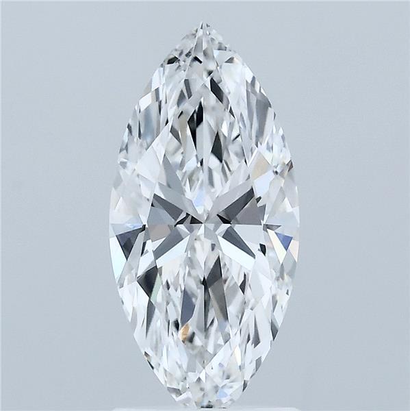 1.56 Carat Marquise Lab Grown Diamond, Excellent Polish, E Color, VVS1 Clarity