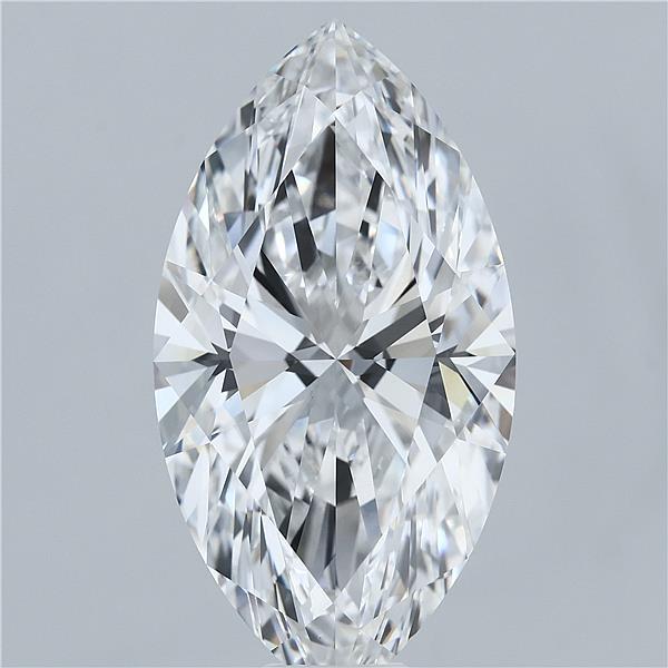15.76 Carat Marquise Lab Grown Diamond, Excellent Polish, E Color, VVS2 Clarity