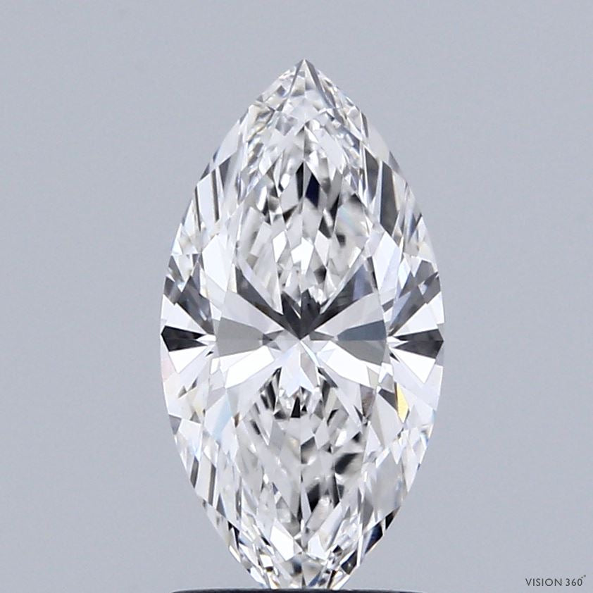 1.58 Carat Marquise Lab Grown Diamond, Excellent Polish, F Color, VVS2 Clarity