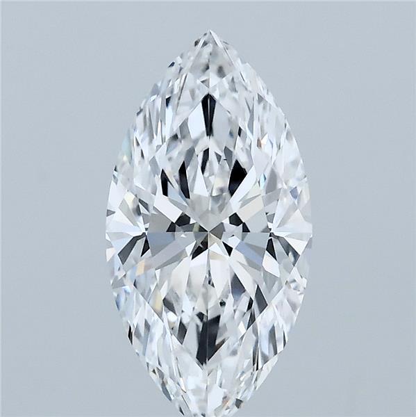 1.59 Carat Marquise Lab Grown Diamond, Excellent Polish, D Color, VS1 Clarity