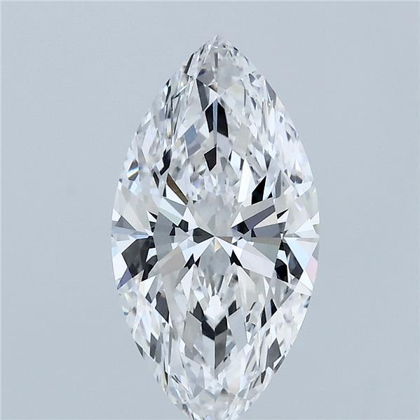 1.86 Carat Marquise Lab Grown Diamond, Excellent Polish, E Color, VVS2 Clarity