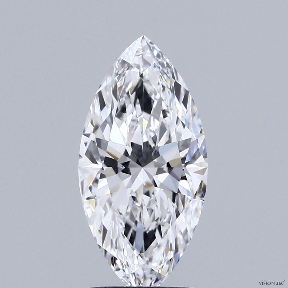 2.02 Carat Marquise Lab Grown Diamond, Excellent Polish, D Color, VVS1 Clarity